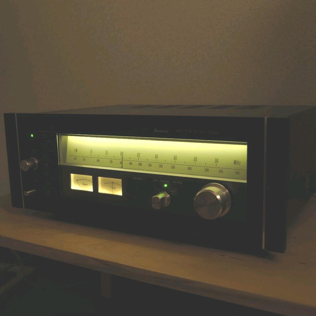 □ SANSUI サンスイ AM/FM チューナー TU-9900 ヴィンテージ Vintage Sansui TU-9900 AM/FM Stereo Tuner Works Read