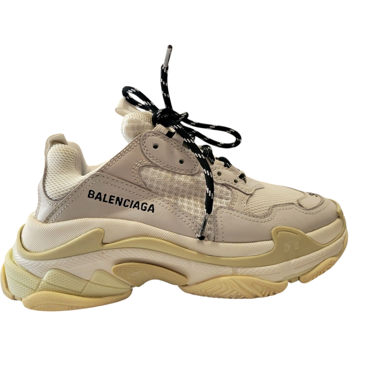 BALENCIAGA Men Sneakers Triple S White 25cm Size EU 38 / US 8 | eBay