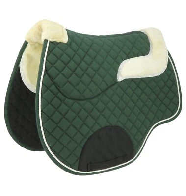 NORTON Schabracke Confort mit integriertem Fell Pad grün Rückenschoner