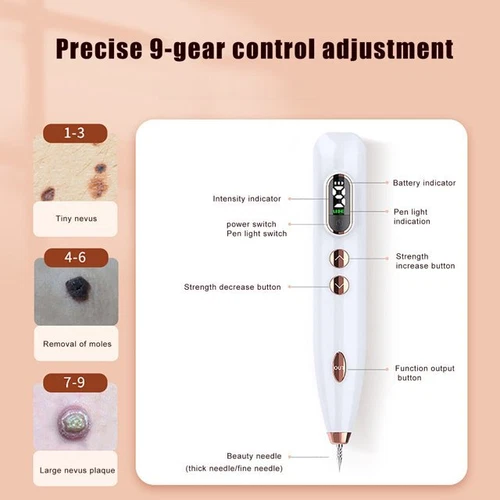 Plasma Laserpointer für Sommersprossen schwarze Flecken Papillarwarzen Akneentfernung USA - Bild 6 von 8