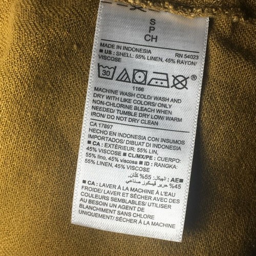 Old Navy Utility Military Women's Jacket Drawstring Long Sleeve Tan Small New - Picture 8 of 8