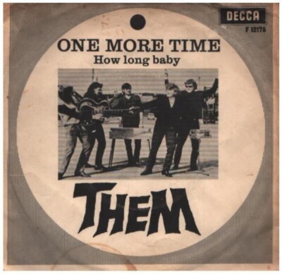Them One More Time PUSH-OUT CENTER, DENMARK FIRST Vinyl Single 7inch Decca