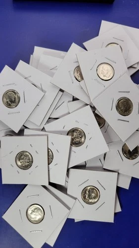 Lot of (4) Random Date 10C Roosevelt Dime BU 90%