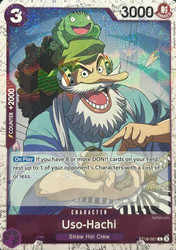 Uso-Hachi (Pirate Foil) ST18-001 Premium Booster -The Best- Vol. 2 One Piece TCG