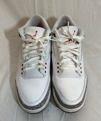 Air Jordan 3 Retro Reimagined Summit White/Fire Red-Black, Size M9, DN3707