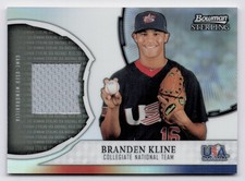 2011 Bowman Sterling USA Game-Used JSY Branden Kline #USAR-BK