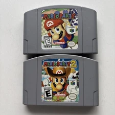 Mario Party 1 2 Nintendo 64 N64 Authentic Cleaned Tested Retro Games Lot GREAT!