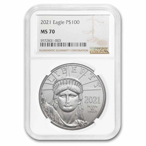 2021 American Platinum Eagle — photo from the most recent tracked eBay sale