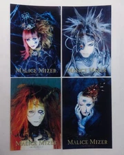 Malice Mizer Official Photo Set Of 4 JPN Artist Rock Original LTD Collection VHT