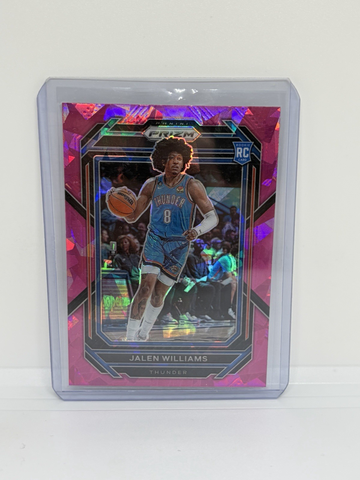 2022-23 Panini Prizm Pink Ice Prizm Jalen Williams #246 RC