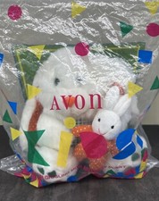 Avon Giggling Mommy And Baby Bunny Plush 1995 New In Package