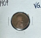 1909-P LINCOLN WHEAT CENT ~ VG ~NICE COIN~