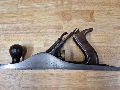 Vintage Stanley Bailey No. 5 1/4 SW Smooth Bottom Wood Hand Plane Pat Apr 19 10