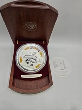 🌟 2001-P KILO Silver Lunar SNAKE w/DIAMOND EYE $30 Australia Coin ONLY 349 MNTD