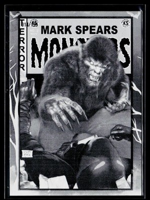 2026 Mark Spears Monsters Halloween #71 BLACK WHITE /199 Werewolf Is 2 Exclusive