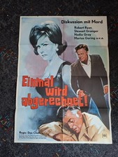1 A1 Plakat einmal wird abgerechnet Steward Granger Winnetou