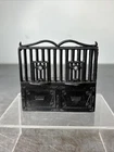 Vintage 1950s Marx Western Town Playset Dollhouse Furniture Bank Counter Cage