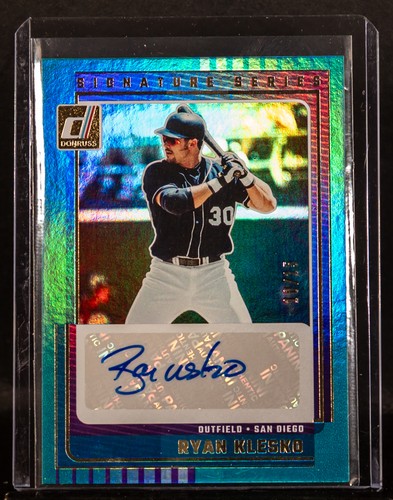 Ryan Klesko 2025 Panini Donruss #35 Teal Signature Series Auto 10/15