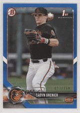 2018 Bowman Draft Blue 123/150 Cadyn Grenier #BD-134 s3g