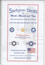 STARFIGHTER DECALS 1/700-27 George Washington 1992-02