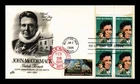 Dr Jim Stamps Dual Fdc 20C John Mccormick Block & 33C Irish Immigration Artcraft