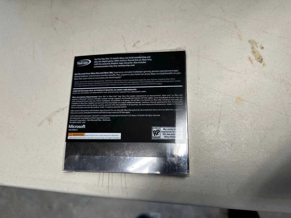 Cont xbox cheap live gold