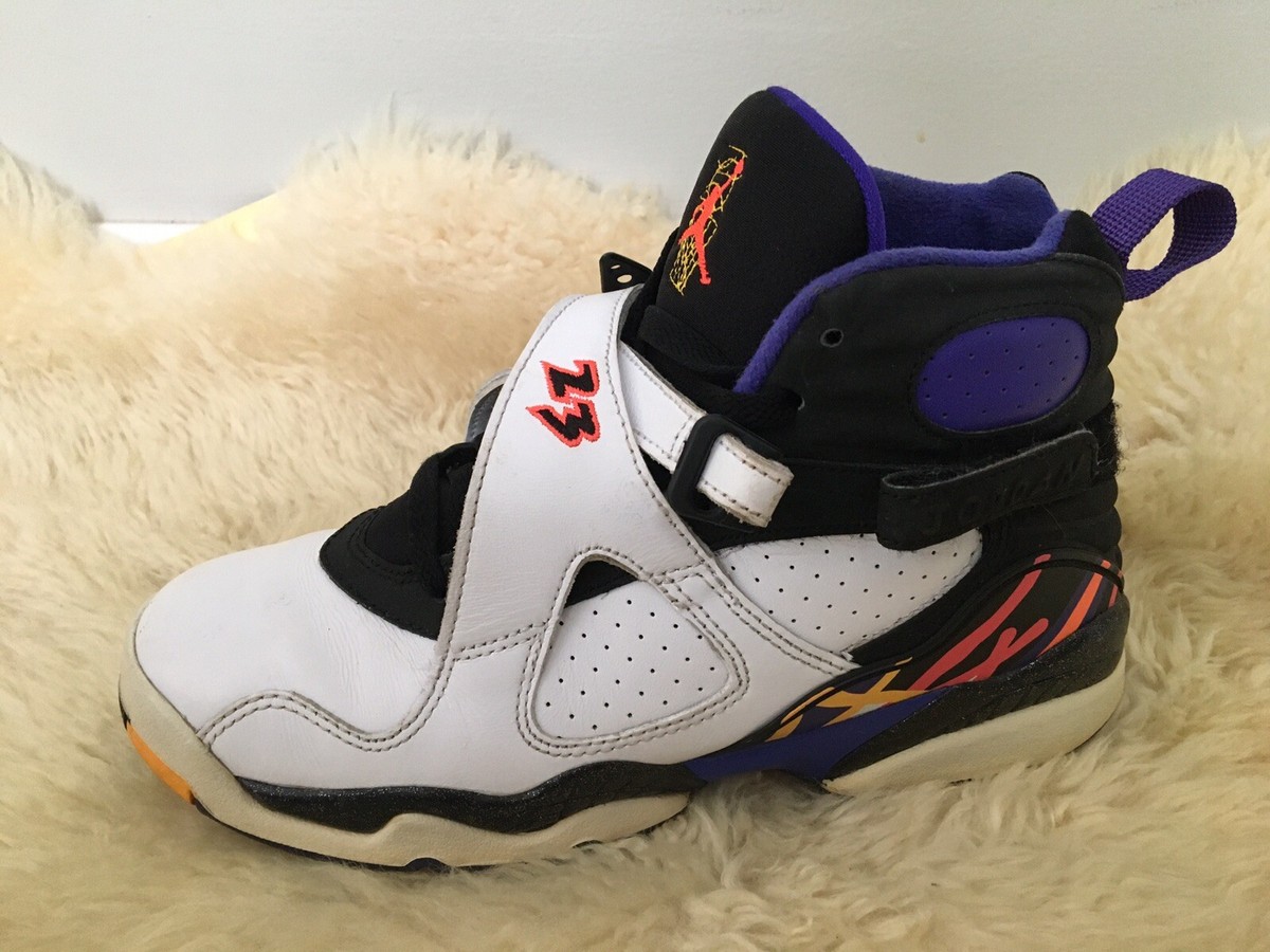 Nike Air Jordan 8 VIII Retro Three Peat White Infrared
