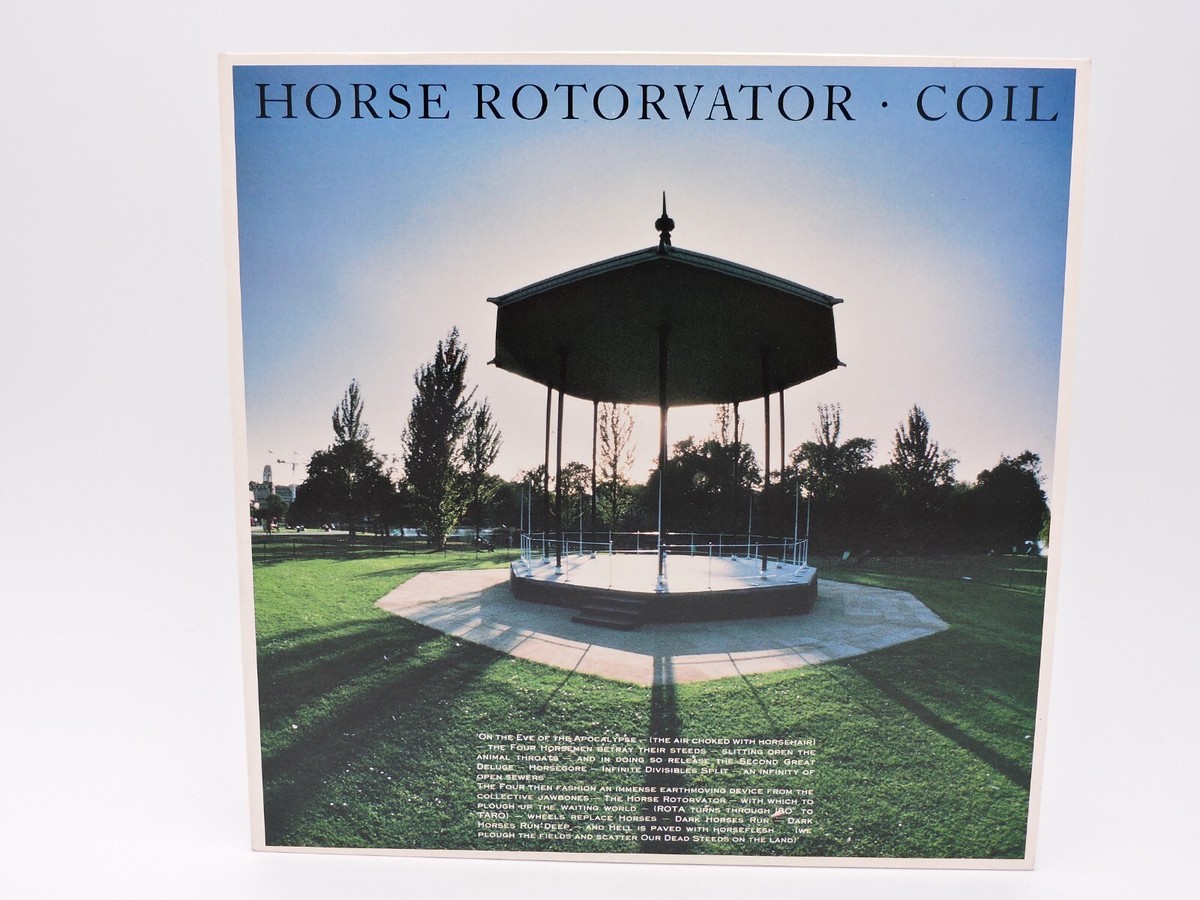 Coil - Horse Rotorvator LP Gold Transparent Vinyl 1987 Wrong