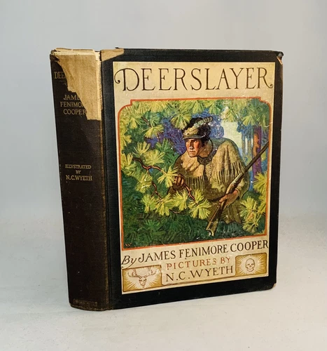 The Deerslayer-James Fenimore Cooper-N. C. Wyeth-VERY RARE Early Printing!-1927!