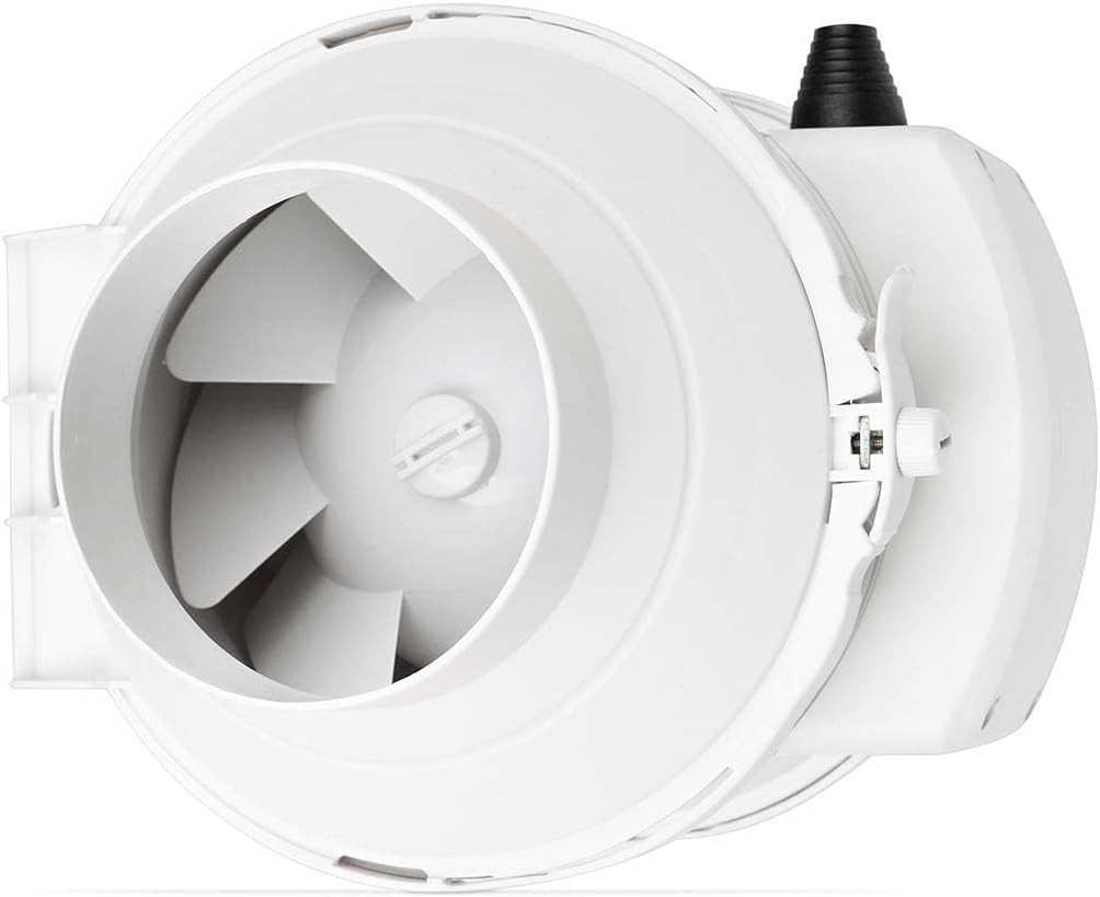 CALIFLOW Ventilateur Extracteur d'Air 150mm - Extracteur de Gaine En Ligne Puissant pour Gaine VMC
