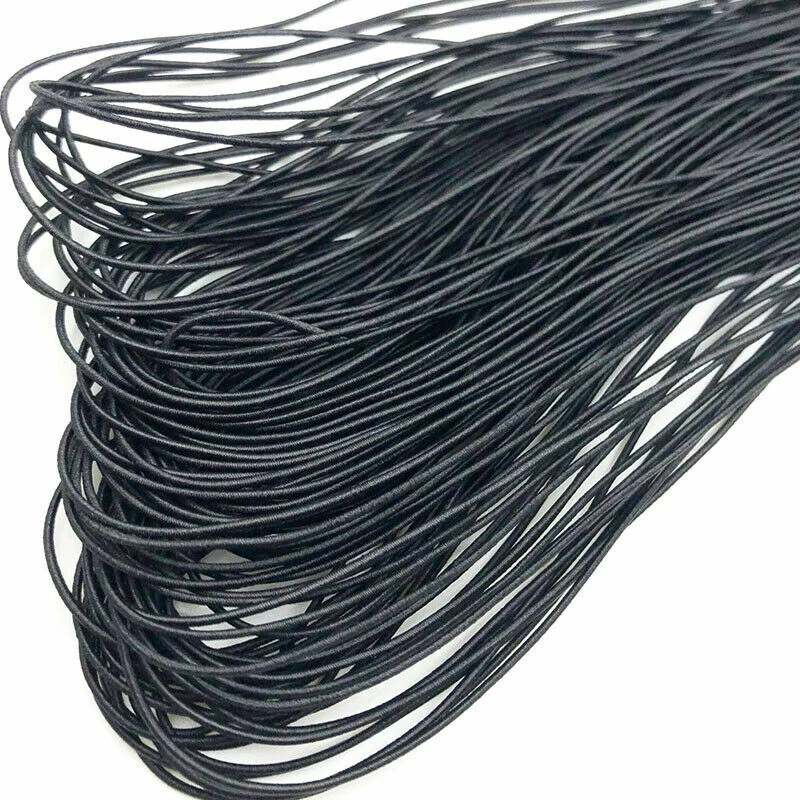 🇺🇸$0,99 por yarda. Elástico negro para mascarillas. 1/8". Se envía rápido y desde USA. Foto 2 de 2