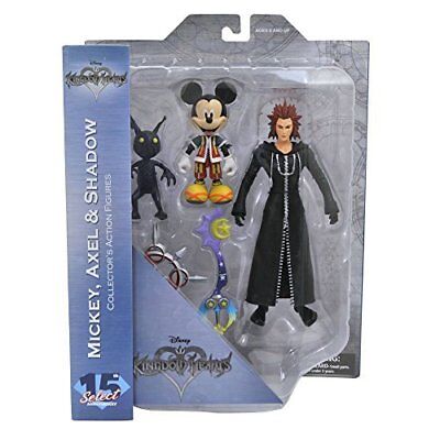 Diamond Comic Distributors, Inc. Kingdom Hearts Select Action Figure Set -  Mickey, Axel & Shadow : Target