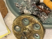 Mission Style MCM Joe Ursutz 1960's FOUNDRY Soleri Bronze BELL + Hangar