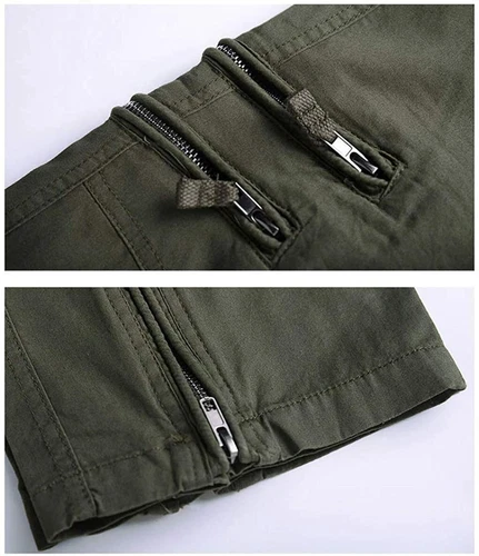 Men's Casual Cargo Pants Military Army Combat Trousers Outdoor Hiking Pants - Picture 4 of 36