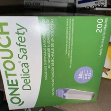200’OneTouch Delica Safety lancets  3/2027