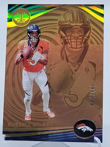 2023 PANINI ILLUSIONS RUSSELL WILSON TROPHY HOBBY BOX CARD 434/499 BRONCOS NFL