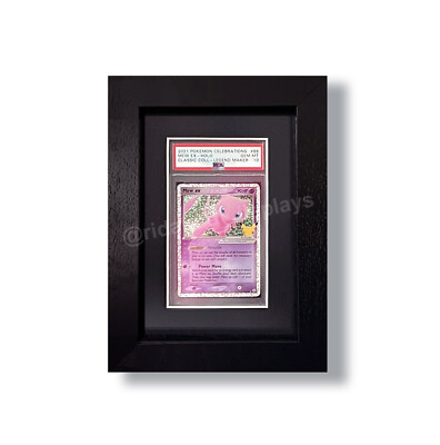 Schwarzer PSA Kartenrahmen, 1 Graded Slabs, CGC, Ace MCG, Pokemon Yu-Gi-Oh Wall Case