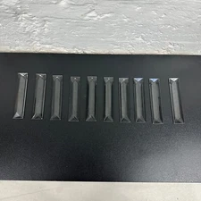 Set of 10 - 76mm x 100mm Rectangular Prism Crystal Chandelier Decor One Hole