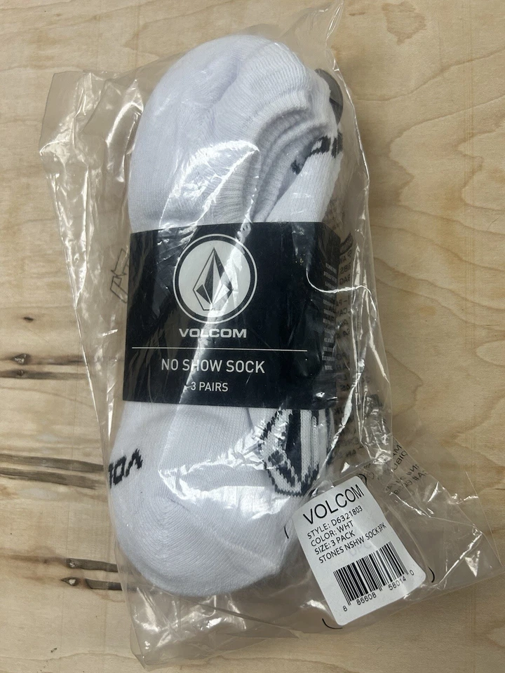 Volcom No Show 3 Pack Men’s Size 9-12 Socks - Image 2 of 4