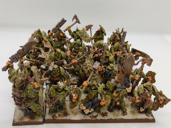 25 Guerreros de Nurgle AoW Pintados Pro 25 Nurgle Knights AoW Pro Painted 