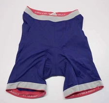 Castelli Purple Bib Shorts Size Small S11 Padded nylon chamois cycling