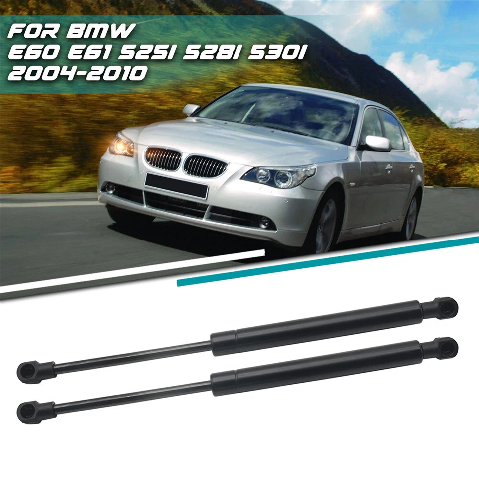 QTY4 Front Bonnet Hood+Rear Trunk Gas Struts For 2006-2010 BMW 525i 530i 535i Foto 2 de 4