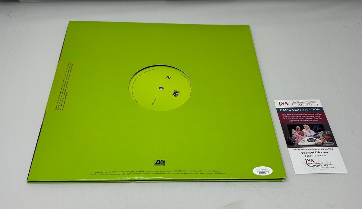Charli XCX signed Brat Album JSA COA | eBay