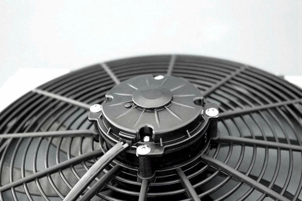 KKS ALUMINUM SHROUD W/ 16" FAN FIT 1947-54 CHEVY TRUCK PICKUP SUBURBAN 48 49 50 - Imagem 2 de 4