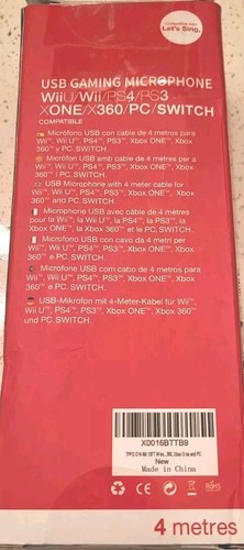 USB Wired Gaming Microphone New in Box, PlayStation, Xbox, Or PC - Picture 5 of 5