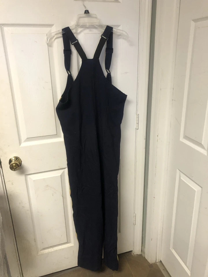 Uniforme de banda de marcha escolar vintage azul baberos pantalones mono disfraz 32 Foto 4 de 4