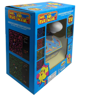 Ms. PACMAN Plug and Play Classic Arcade TV Game MSI Entertainment 1993 BRAND NEW