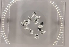 Silver Colored Leaf Charm 20 Pieces Per Pack