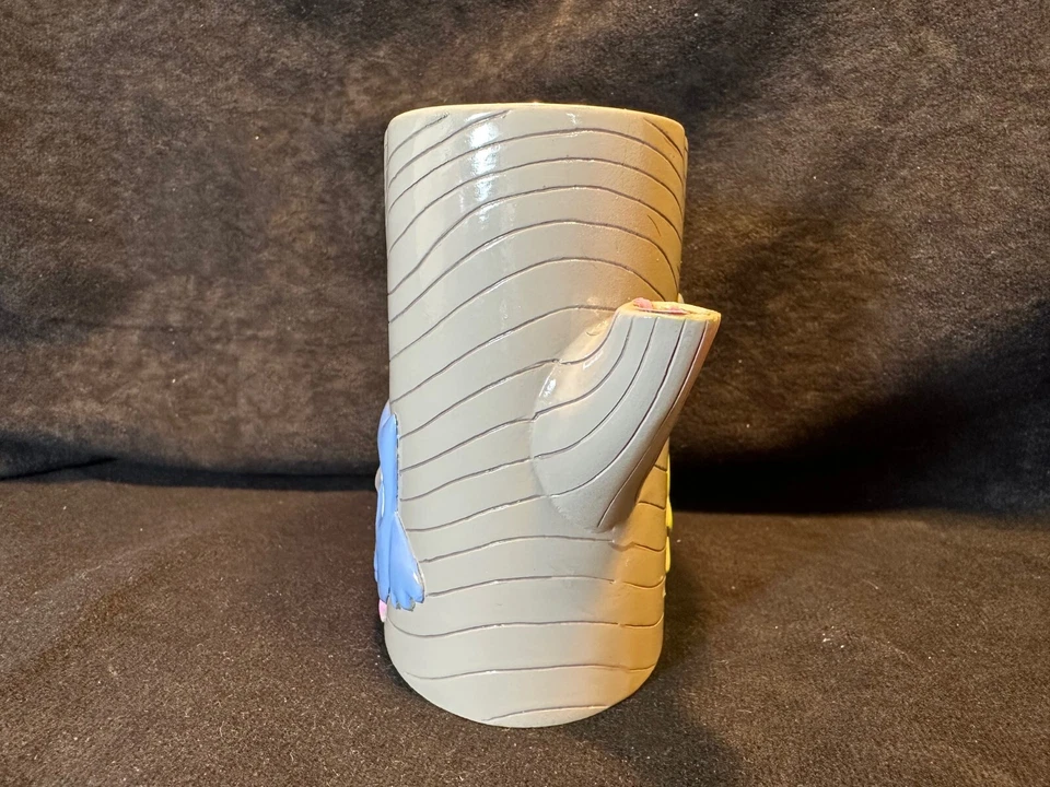 Kassatex NY Fine Linens Resin Tree Stump Toothbrush Pencil Holder w/Owl & Bird - Image 4 of 4