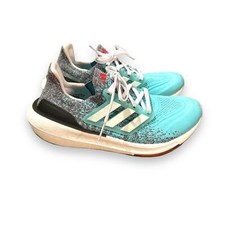 Adidas Ultraboost Light Flash Aqua Blue Low Top Running Shoes Sz 8.5 Women's
